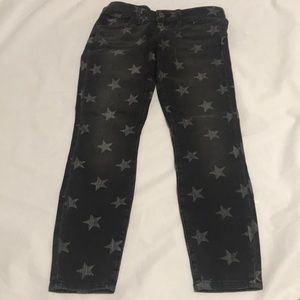 Current/Elliott The Stiletto Northern Stars Printed Jeans Women’s Size 24